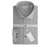 Chemise en piquÃ© slim Michael Kors Solid Gris 42