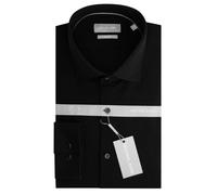 Chemise en piquÃ© slim Michael Kors Solid Noir 42
