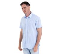 Chemise en seersucker rayÃ© Camberabero Bleu 5XL