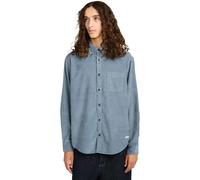 Chemise en velours cÃŽtelÃ© Element Bleu S