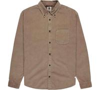 Element Button Down Corduroy Regular Fit Long Sleeve Shirt Marron XL Homme