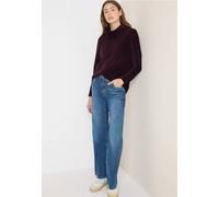 Chemise en velours côtelé avec grand col