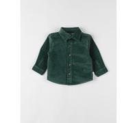 Chemise en velours côtelé, vert forêt 12M