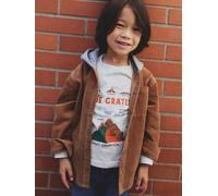 VERTBAUDET Chemise en Velours garçon Capuche Molleton Camel 4A