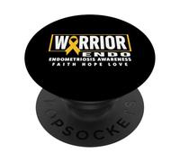 Chemise Endo Warrior - Ruban Jaune - Sensibilisation à l'endométriose PopSockets PopGrip Adhésif