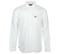 Chemise enfant Fred Perry Oxford Shirt - Blanc - Manches longues - Col capuche L
