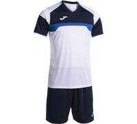 Chemise et short Danubio III pour hommes blanc-marine