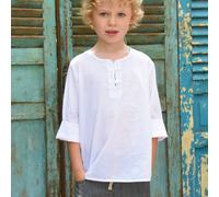 Chemise Été - Cérémonie Bohème Robinson Blanc 3/4A