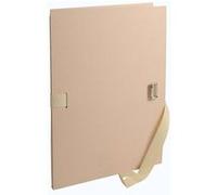 Exacompta Chemise à dos extensible Réf. 320E 26 x 36 cm dos 16 cm sangle mastic