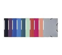 Chemise Exacompta - Chemise à élastiques Polypro 3 rabats Uni 5/10ème Assortis G