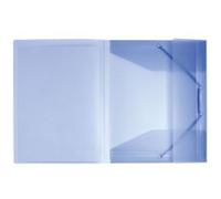 Chemise Exacompta - Chemise Personnalisable 3 rabats Elastique polypro A4 Krea Cover Blanc Transluci G