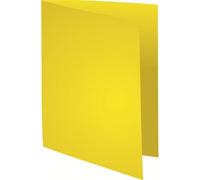 Exacompta - Chemise rigide ROCK'S 210 g/m² A4 24x32 cm PEFC - Paquet de 10 Jaune citron