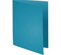 Exacompta Chemises rigides ROCK'S 210 g/m² PEFC 24x32 cm A4 Bleu Paquet de 10