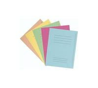 Exacompta - Réf. 435005E - Paquet de 50 chemises rigides imprimées Forever® 220 g/m2 - chemises 100% recyclées et certifiées Ange Bleu - dimensions 24 x 32 cm pour format A4 - couleur jaune