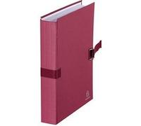 Chemise extensible carton Exacompta dos 12 cm - bordeaux - Lot de 10 G