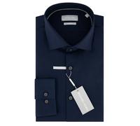 Chemise extensible slim sans embalage Michael Kors Poplin Bleu 45