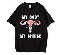 Chemise Feminist Rights - T-shirts d'été pour femmes, haut graphique My Choice | T-shirt féministe décontracté avec déclaration audacieuse, t-shirt militant confortable pour femmes soutenant l'égalité