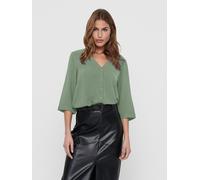 Chemise femme Blouse en crêpe léger Chemisier tendance Haut top JDY