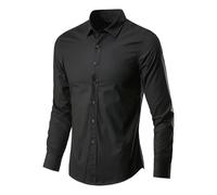 Chemise Femme Chic Et Élégant Longue, Chemise Classique à Manches Longues, Non Formelle, Coupe Slim, Chemisier de Travail, Style décontracté et élégant
