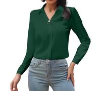 Chemise Femme Chic et élégant Tunique Voile De Coton Chemisiers Et Blouses Femme Chic Elegant Chemise Ete Fluide Baseball Bleu Marine Chinoise Été Longue en Lin Chemisier Manche Courte Imprimé