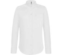 Kariban Chemise COL Mao Manches Longues Femme - Blanc, S, Femme