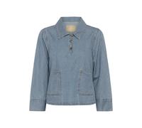 CULTURE Veste mi-saison 'CUayna' bleu fumé / blanc, Taille M