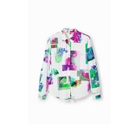 Chemise femme Desigual Trieste - blanco - L S