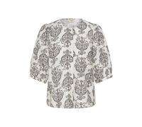 Fransa Chemisier 'ARIANA' noir / blanc, Taille S