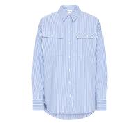 Chemise femme Ichi Katja Bleu 42