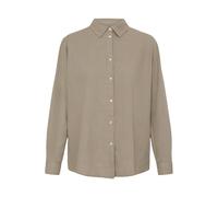 Chemise femme Ichi Linno Marron 36