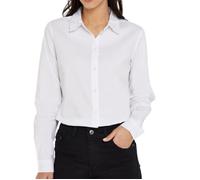 Chemise femme - JACQUELINE DE YONG - Mio - blanche - manches longues - coupe droite 36