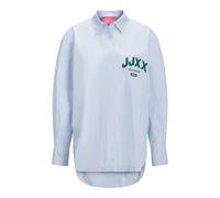 Jack & Jones Jamie Relaxed Poplin Athletic Jjxx Long Sleeve Shirt Bleu S Femme