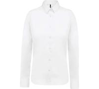Chemise femme manches logues Kariban Popeline blanc Blanc L