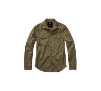Brandit Chemise Manches Longues Vintage Pour Femmes Été Militaire Élégant Olive
