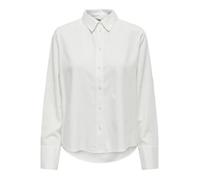 ONLY Onlberit L/S T-Shirt WVN Chemise, Blanche-Neige, L Femme