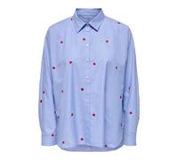 Only Chemisier ONLNew Lina Grace – bleu clair/rouge/blanc – Taille S