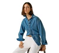 Pepe Jeans Chemisier 'ELLEN IKAT '' bleu denim, Taille M