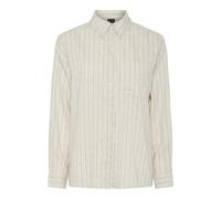 Pieces Pia Loose Fit Long Sleeve Shirt Beige 2XL Femme