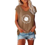 Chemise Femme, Printed Top, Femme Manches Longues col en v, Tunique Femme Longue Chic, Tshirt Femme col v Fluide, Haut en Maille Transparente, Vetements Femmes Tendances, Tenue de Fete, Top Femme