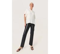 Soaked in Luxury - Chemise en Soie Blanche avec Manches Larges - Femme - Blouses et Chemises - Blanc - Taille: 46 FR