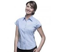 Chemise Femme - SOL'S - 17020 - Manches Courtes - Tissu Stretch - Col Boutonné