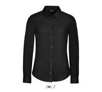 Chemise femme Sol's Blake Noir XL