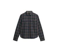 Superdry Lumberjack Check Flannel Long Sleeve Shirt Bleu S Femme