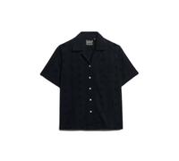 Superdry Heritage Broderie Short Sleeve Shirt Bleu S Femme