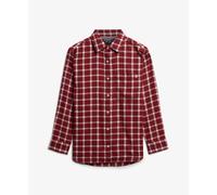 Superdry Check Flannel Boyfriend Long Sleeve Shirt Rouge 2XS Femme