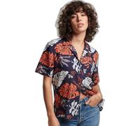 Superdry Vintage Beach Resort Short Sleeve Shirt Bleu M Femme