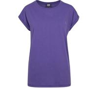 Chemise Femme - Urban Classics - EXTENDED SHOULDER - Manches Courtes - 100% Coton - Violet XS