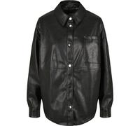 Chemise femme Urban Classics faux leather over Noir S