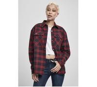 Chemise femme - URBAN CLASSICS - Oversized - 100% coton - Manches longues - Motif à carreaux XS