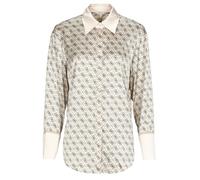 Guess Femme Chemise Manches Longues Polyester W4YH47WF1T2, Logo 4G All Over Lov, Medium